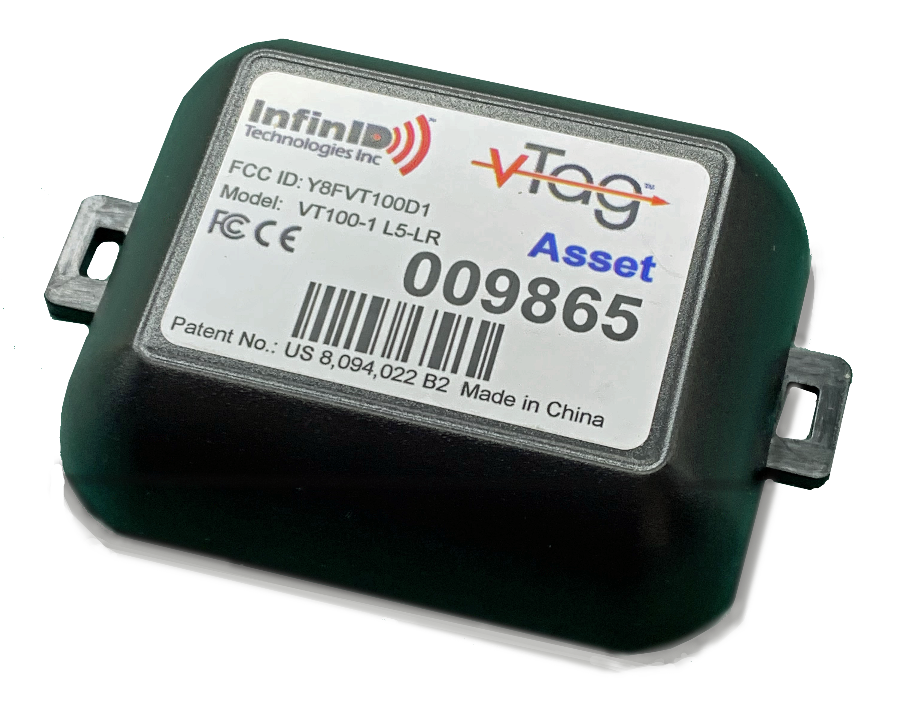 V-Tag Asset Tag, 6-Yr Battery