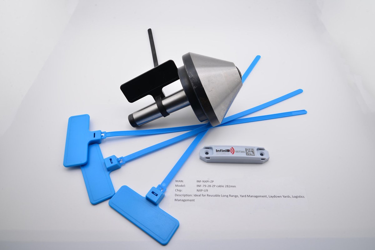 INF-52 Asset Tag — ABS Reusable Zip-Tie
