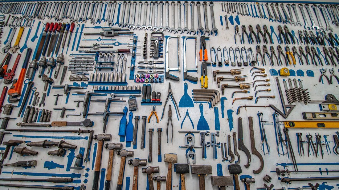 Organized workshop tools